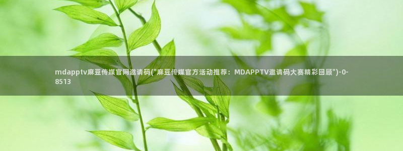 麻豆视频完整版高清：mdapptv麻豆传媒官网邀请码(\